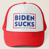 Biden sind zum Kotzen lustige Anti-Joe Biden pro t Truckerkappe (Vorderseite)