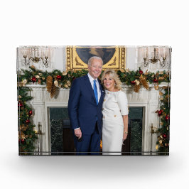 Biden Staat der Weihnachtsanschrift Gewerkschaft Fotoblock