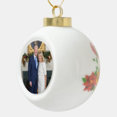 Biden Staat der Weihnachtsanschrift Gewerkschaft Keramik Kugel-Ornament (Rechts)