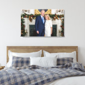 Biden Staat der Weihnachtsanschrift Gewerkschaft Leinwanddruck (Insitu (Schlafzimmer))