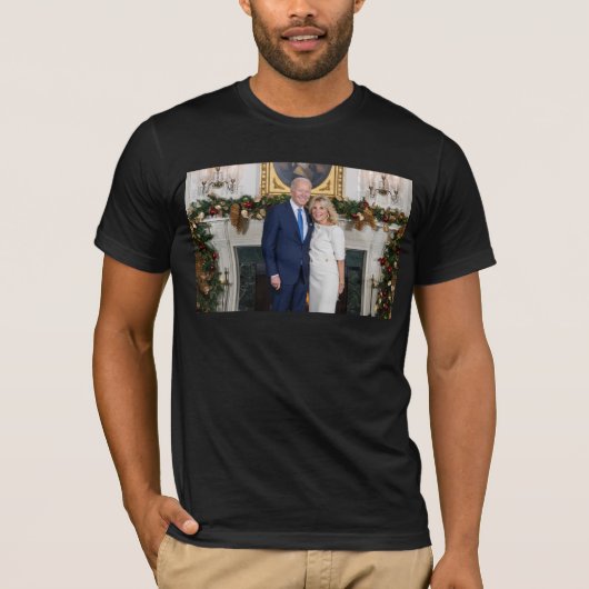 Biden Staat der Weihnachtsanschrift Gewerkschaft T-Shirt (Vorderseite)