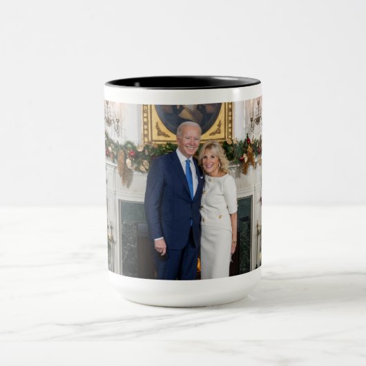 Biden Staat der Weihnachtsanschrift Gewerkschaft Tasse (Zentrum)