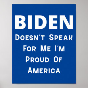 Biden - Stolz Amerikas Poster