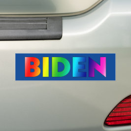 "Biden" Stolz lgbtq lgbt Regenbogen blau Autoaufkleber
