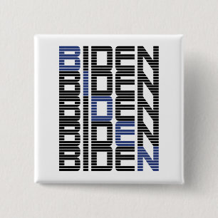 BIDEN-Textstapel Button