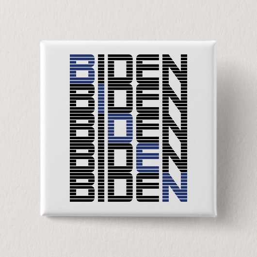 BIDEN-Textstapel Button (Vorderseite)