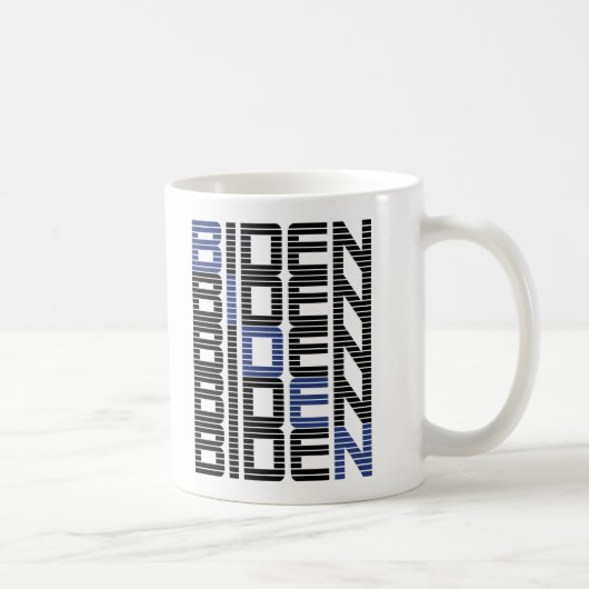 BIDEN-Textstapel Kaffeetasse (Rechts)