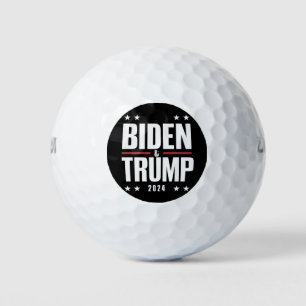 Biden Trump 2024 Lustige Wahl Präsidentschaftskand Golfball