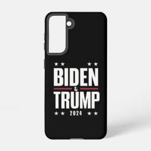 Biden Trump 2024 Lustige Wahl Präsidentschaftskand Samsung Galaxy Hülle