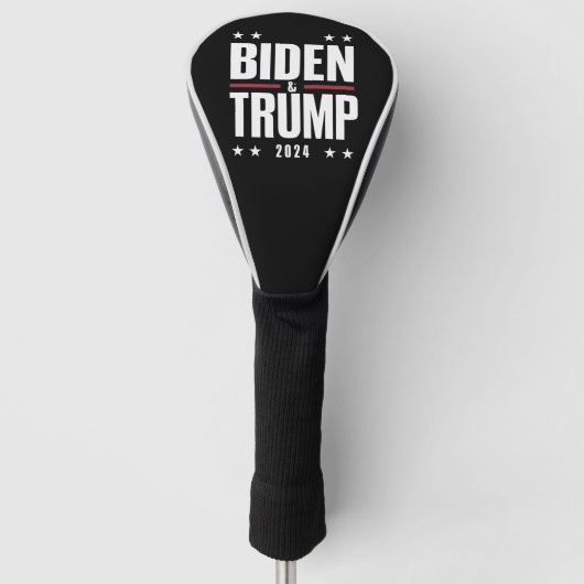 Biden Trump 2024 Vizepräsident der Funny Election Golf Headcover (Vorderseite)