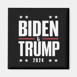Biden Trump 2024 Vizepräsident der Funny Election Magnet