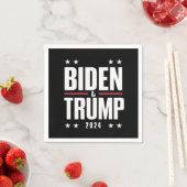Biden Trump 2024 Vizepräsident der Funny Election Serviette (Beispiel)