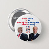 Biden Trump Rematch Button (Vorne & Hinten)