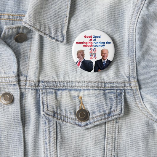 Biden Trump Rematch Button (Beispiel)