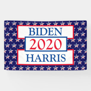 Biden und Harris 2020 Kundgebung zur Wahlunterstü Banner