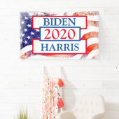 Biden und Harris 2020 Kundgebung zur Wahlunterstüt Banner (Insitu)