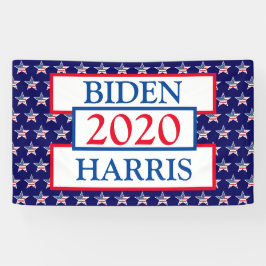 Biden und Harris 2020 Kundgebung zur Wahlunterstüt Banner