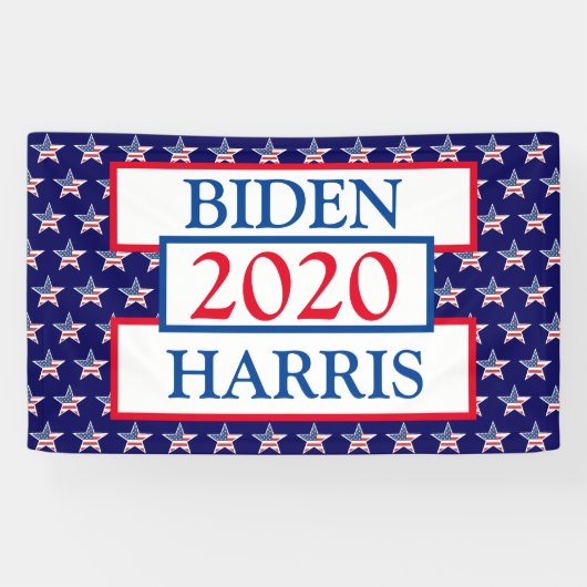 Biden und Harris 2020 Kundgebung zur Wahlunterstüt Banner (Horizontal)