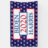 Biden und Harris 2020 Kundgebung zur Wahlunterstüt Banner (Vertikal)
