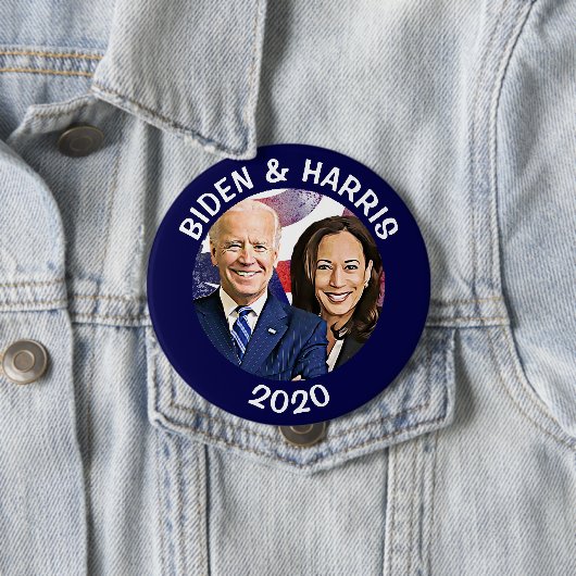 Biden und Harris 2020 US-Kundgebung zur Wahl Button (Beispiel)