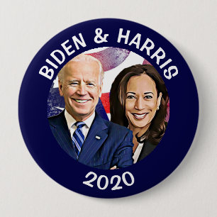 Biden und Harris 2020 US-Kundgebung zur Wahl Button