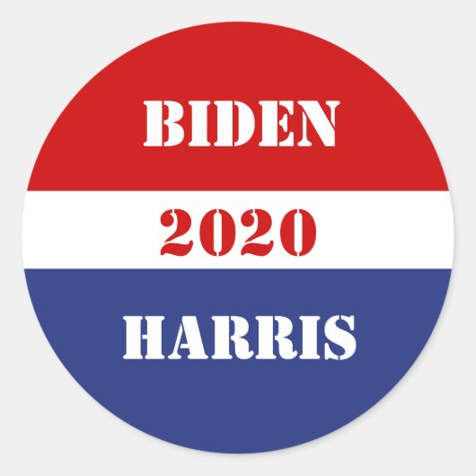 Biden und Harris - Aufkleber für die Wahlen 2020 (Vorderseite)