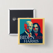 Biden und Harris Button (Vorne & Hinten)