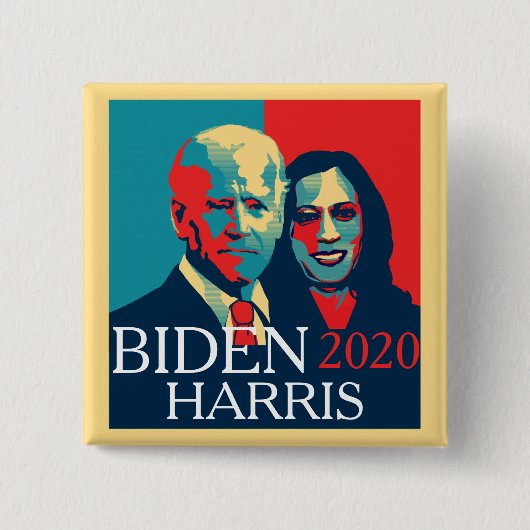 Biden und Harris Button (Vorderseite)