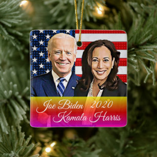 Biden und Harris Keepake Souvenir 2020 Keramikornament