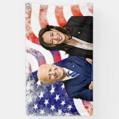 Biden und Harris Outdoor Banner (Vertikal)