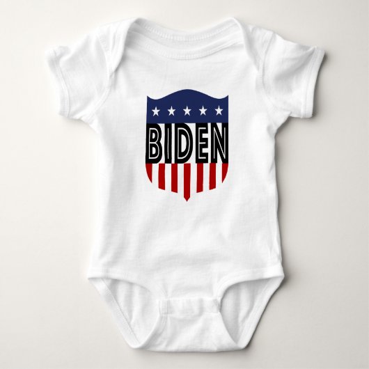 BIDEN US Flagge Baby Strampler (Vorderseite)
