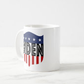 BIDEN US Flagge Kaffeetasse (Vorderseite Links)