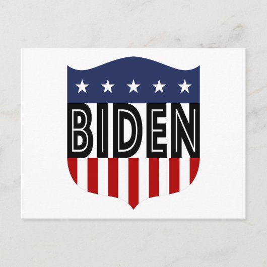 BIDEN US Flagge Postkarte (Vorderseite)