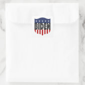 BIDEN US Flagge Quadratischer Aufkleber (Tasche)