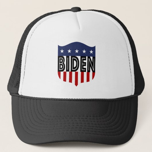 BIDEN US Flagge Truckerkappe (Vorderseite)