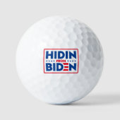 Biden verstecken, witzig gegen Biden Golfball (Vorderseite)