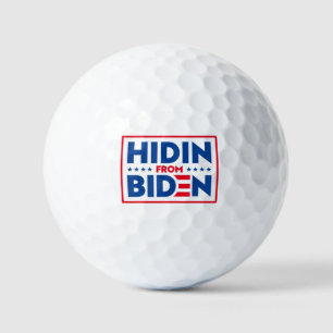 Biden verstecken, witzig gegen Biden Golfball