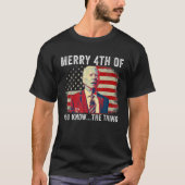 Biden verwirrte fröhliches Glück 4. von Ihnen wiss T-Shirt (Vorderseite)