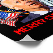 Biden verwirrte Patriotic Frohe Weihnachten für 4. Poster (Ecke)