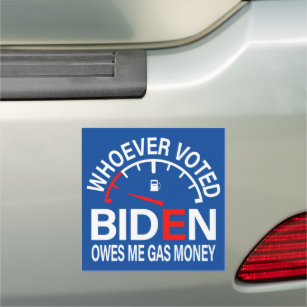 Biden Voter verdankt mir Gasgeld gegen Biden  Auto Magnet
