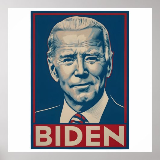 Biden Wahl 2024 Retro-Politik Poster (Vorne)