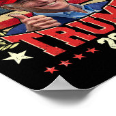 Biden Wearing Trump Red Hat Shirt Funny Trump 2024 Poster (Ecke)