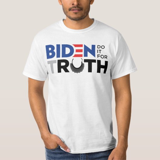 Biden, weil RBG 87 ist! T-Shirt (Vorderseite)
