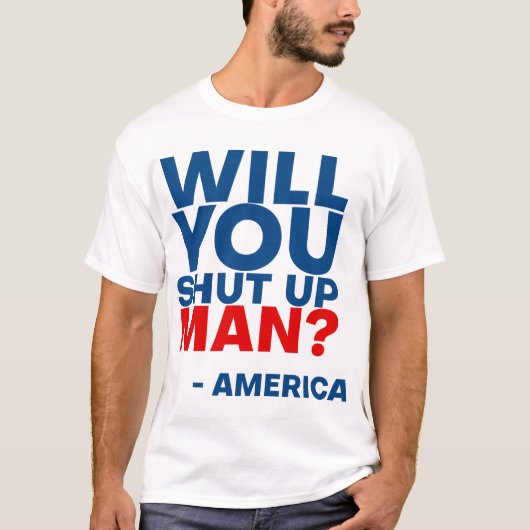 Biden - Werden Sie den Mann abhalten? T-Shirt (Vorderseite)
