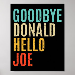 Biden Won Trump verlor Wahl Demokrat Harris Win Poster