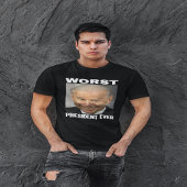Biden Worst President Ever | Anti Joe Biden Dark T-Shirt