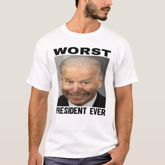 Biden Worst President je | Anti Joe Biden | L T-Shirt (Vorderseite)