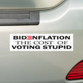 Bidenflation - Kosten der Stimmenthaltung | Inflat Autoaufkleber (Auf Auto)