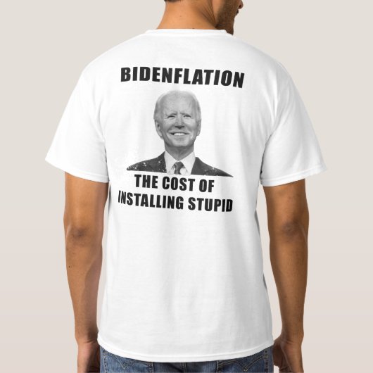 BIDENFLATION T-Shirt (Rückseite)