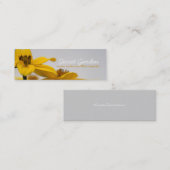 Bidens-Blumenphotographie-Visitenkarten Mini Visitenkarte (Vorne/Hinten)